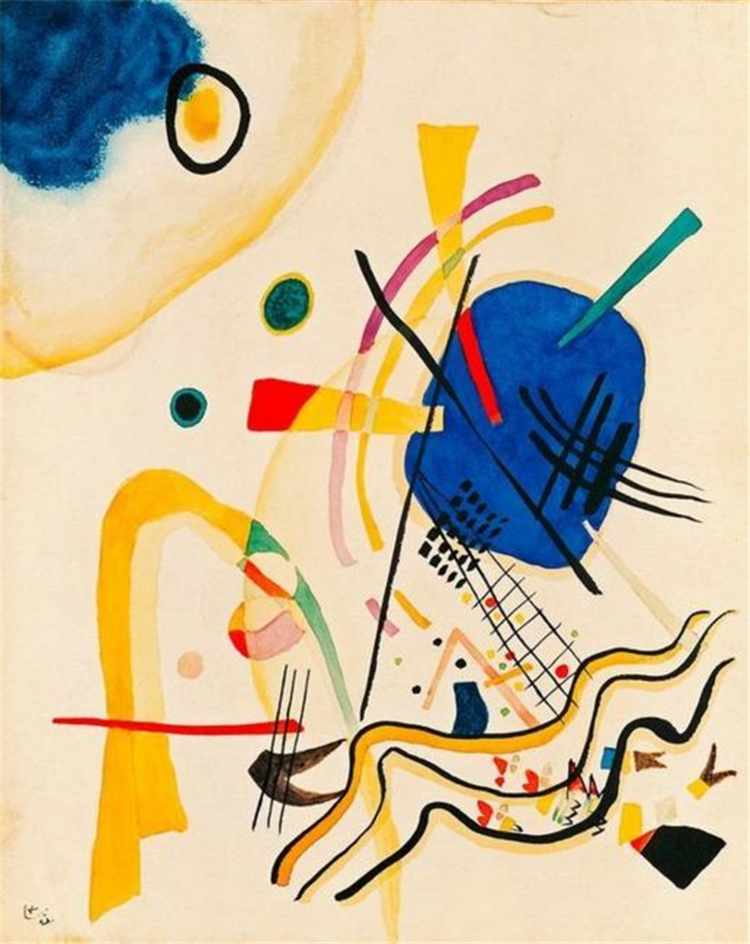 Untitled 1921 Wassily Kandinsky Abstract Canvas Oil Painting